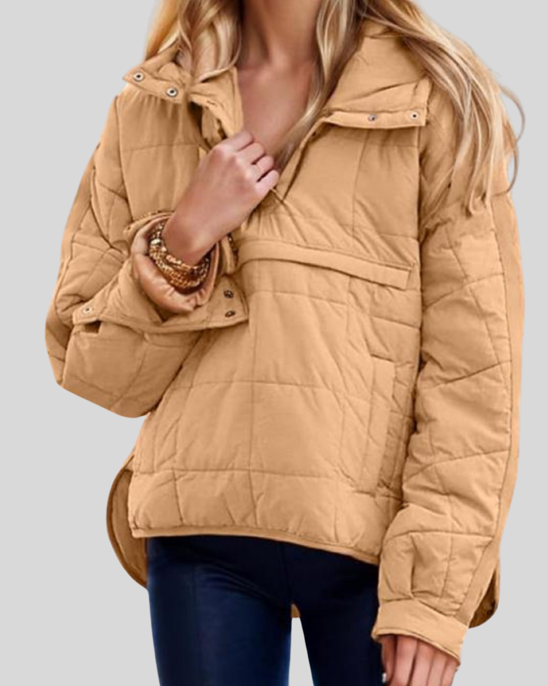 Victoria | Oversized Hooded Pullover Jacket