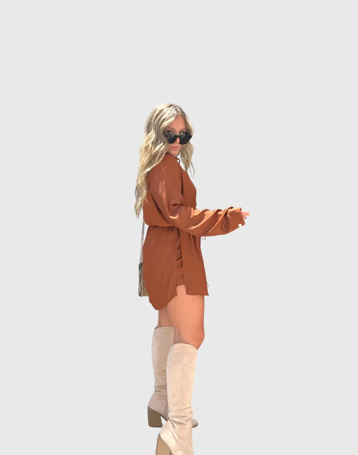 Victoria | Elegant Romper Dress