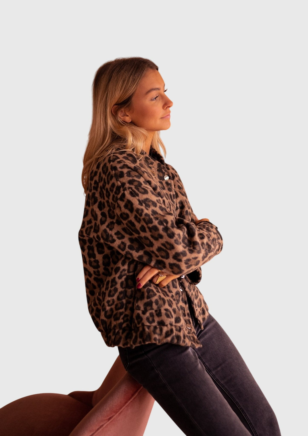 Victoria | Stylish Leopard Print Jacket