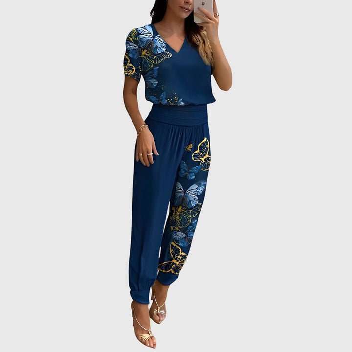 Victoria | Stylish Blouse and Trousers Set