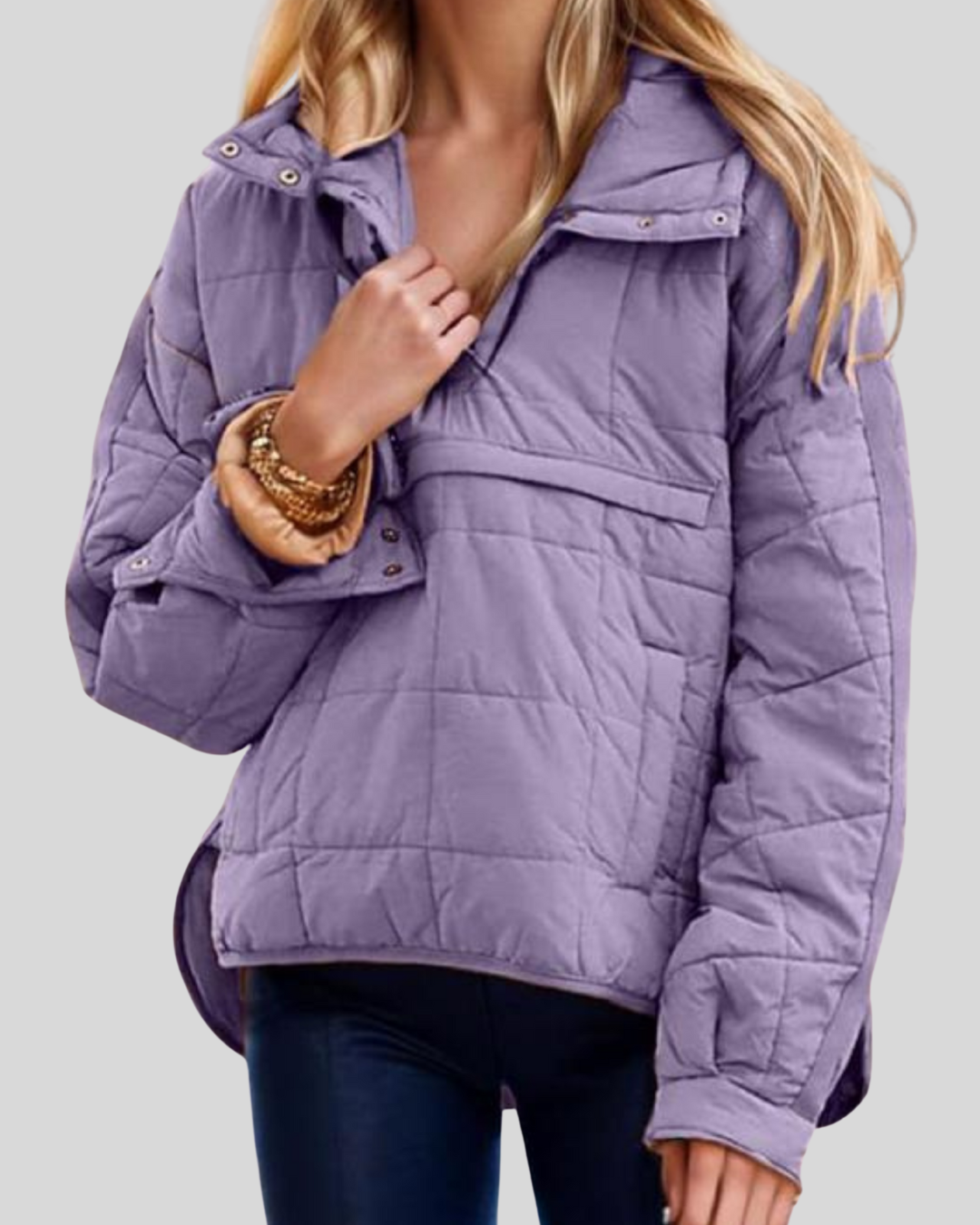 Victoria | Oversized Hooded Pullover Jacket