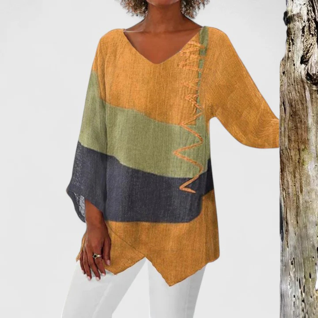 Victoria | Sophisticated V-Neck Tunic