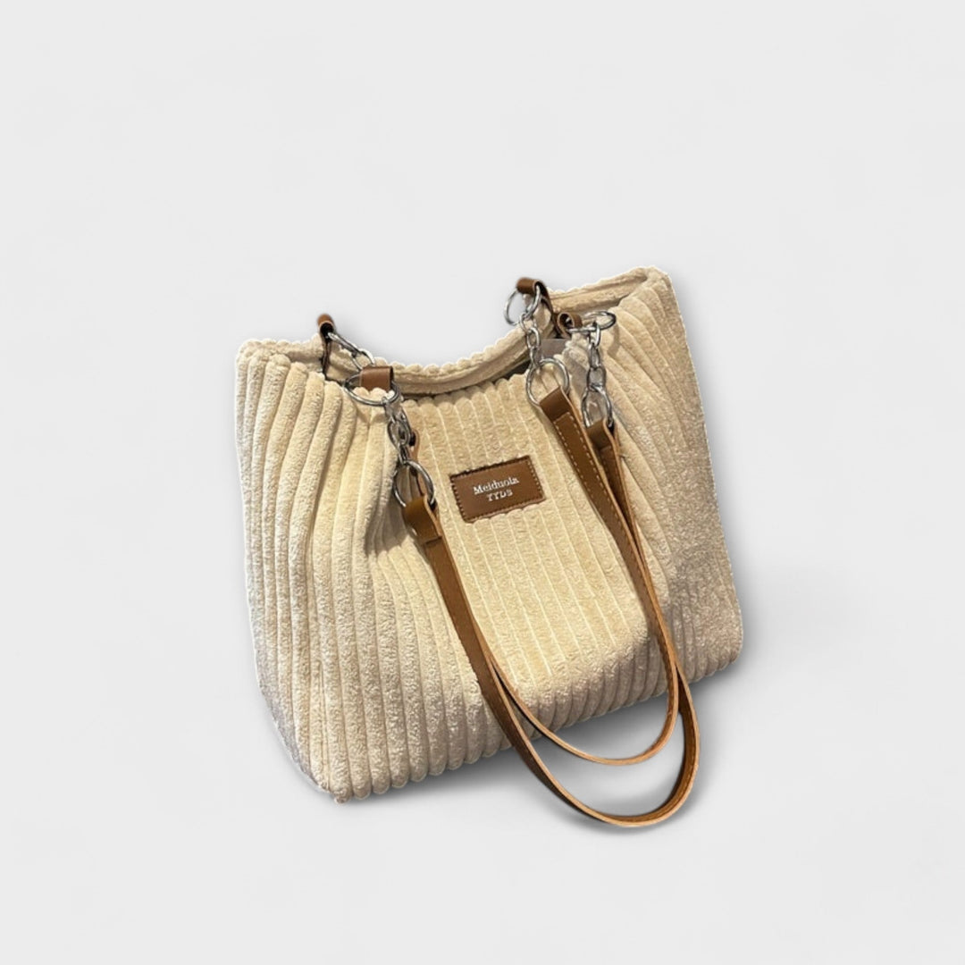 Victoria | Soft Cord Shoulder Bag