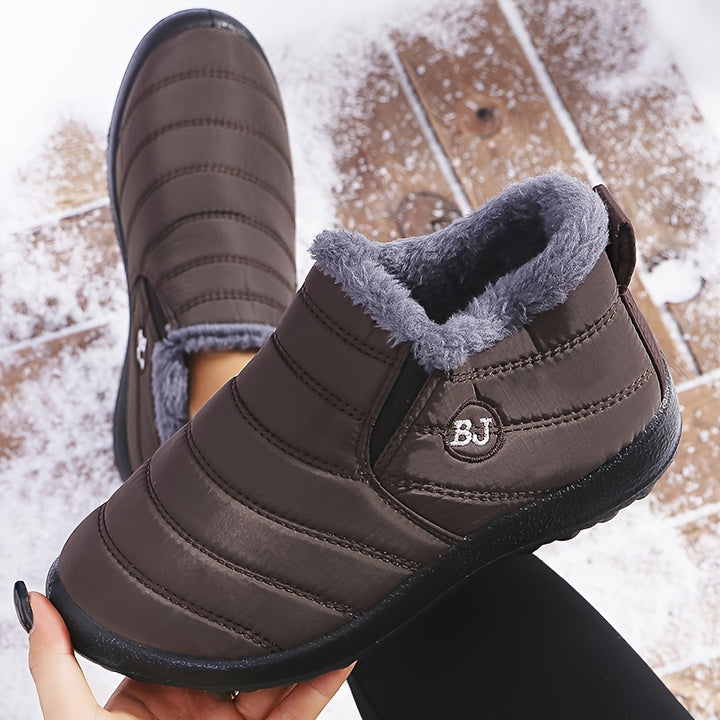 Victoria | Warm Slip-On Winter Boots