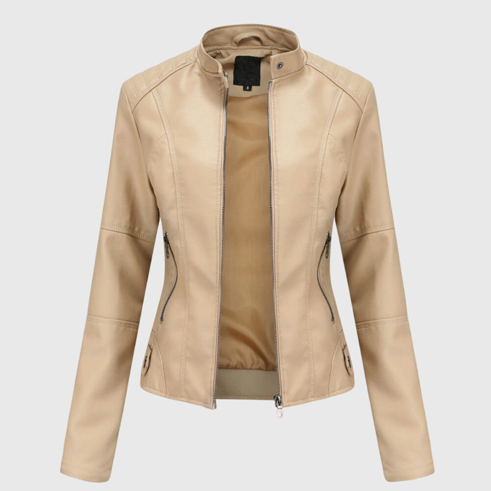 Victoria | Stylish Leather Jacket for Women
