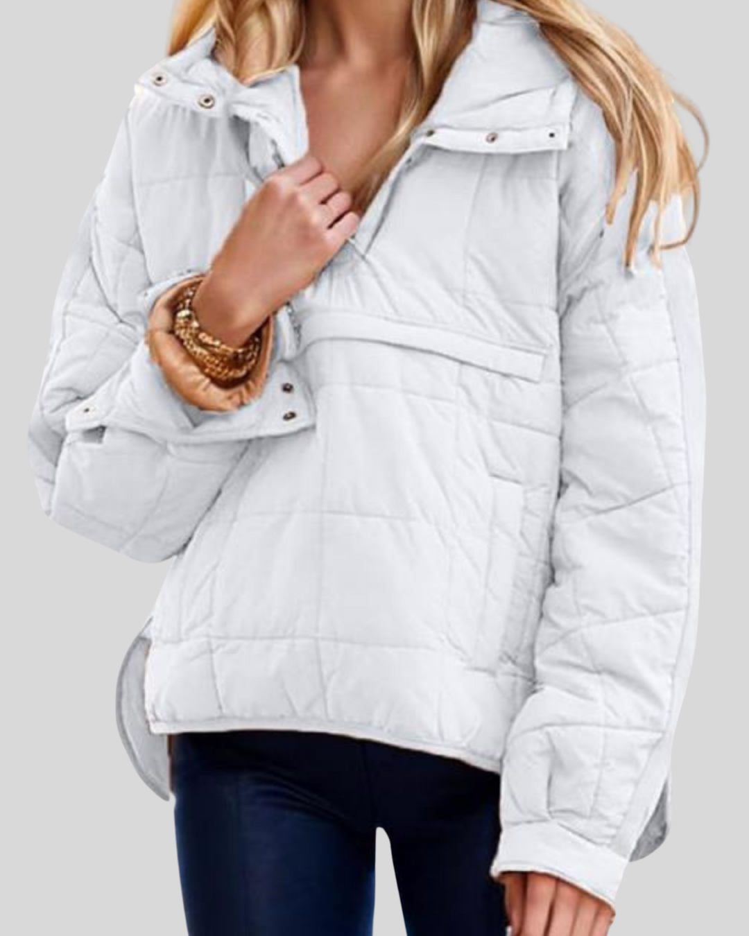 Victoria | Oversized Hooded Pullover Jacket