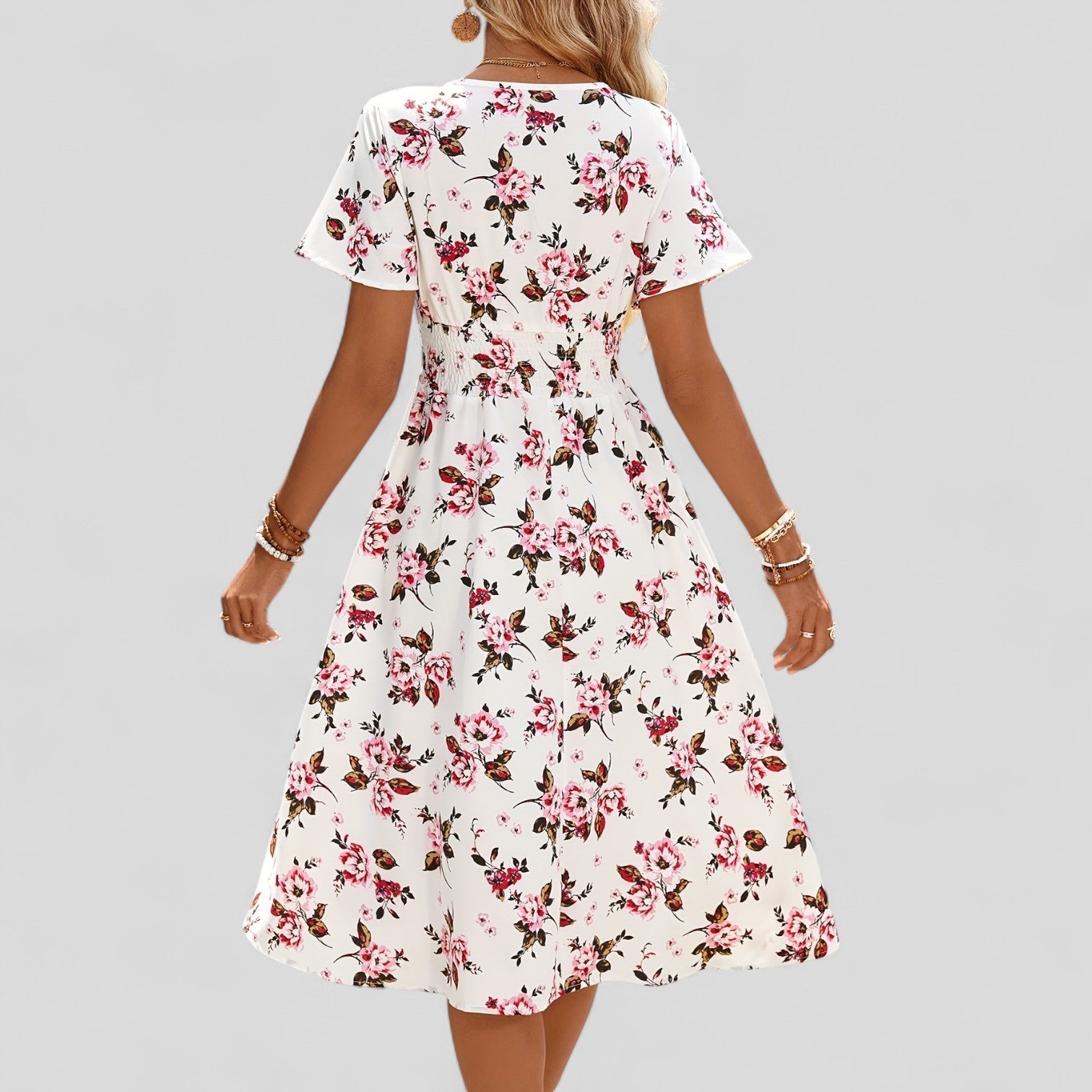 Victoria | Comfortable Summer Midi Dress