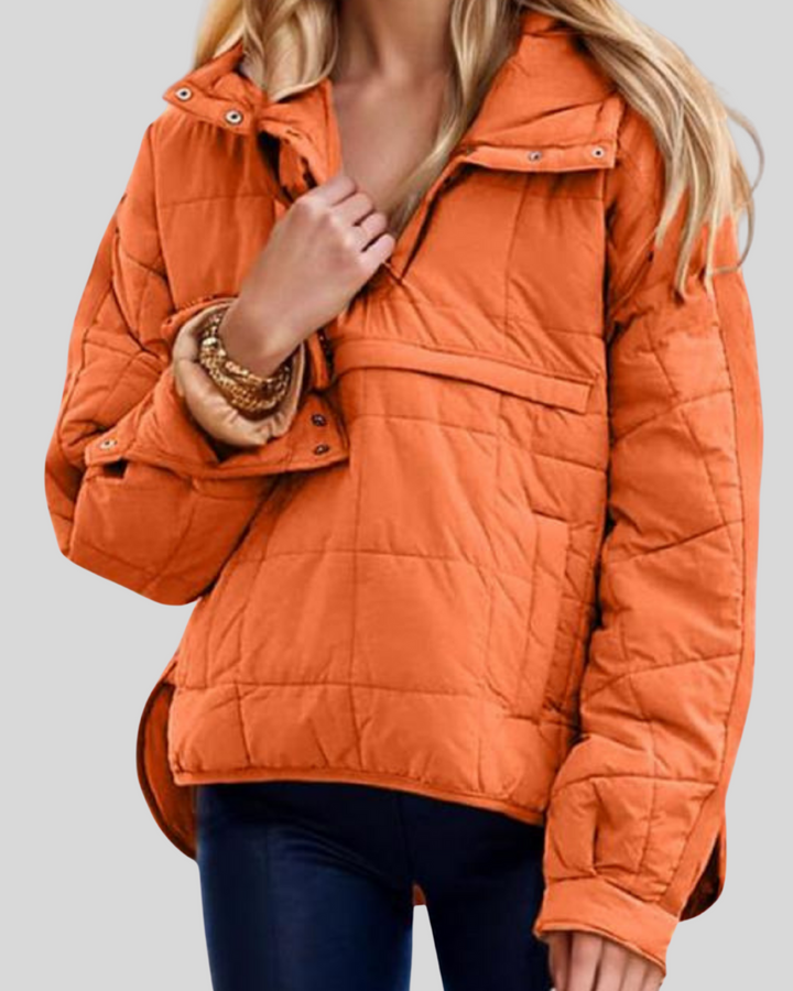 Victoria | Oversized Hooded Pullover Jacket