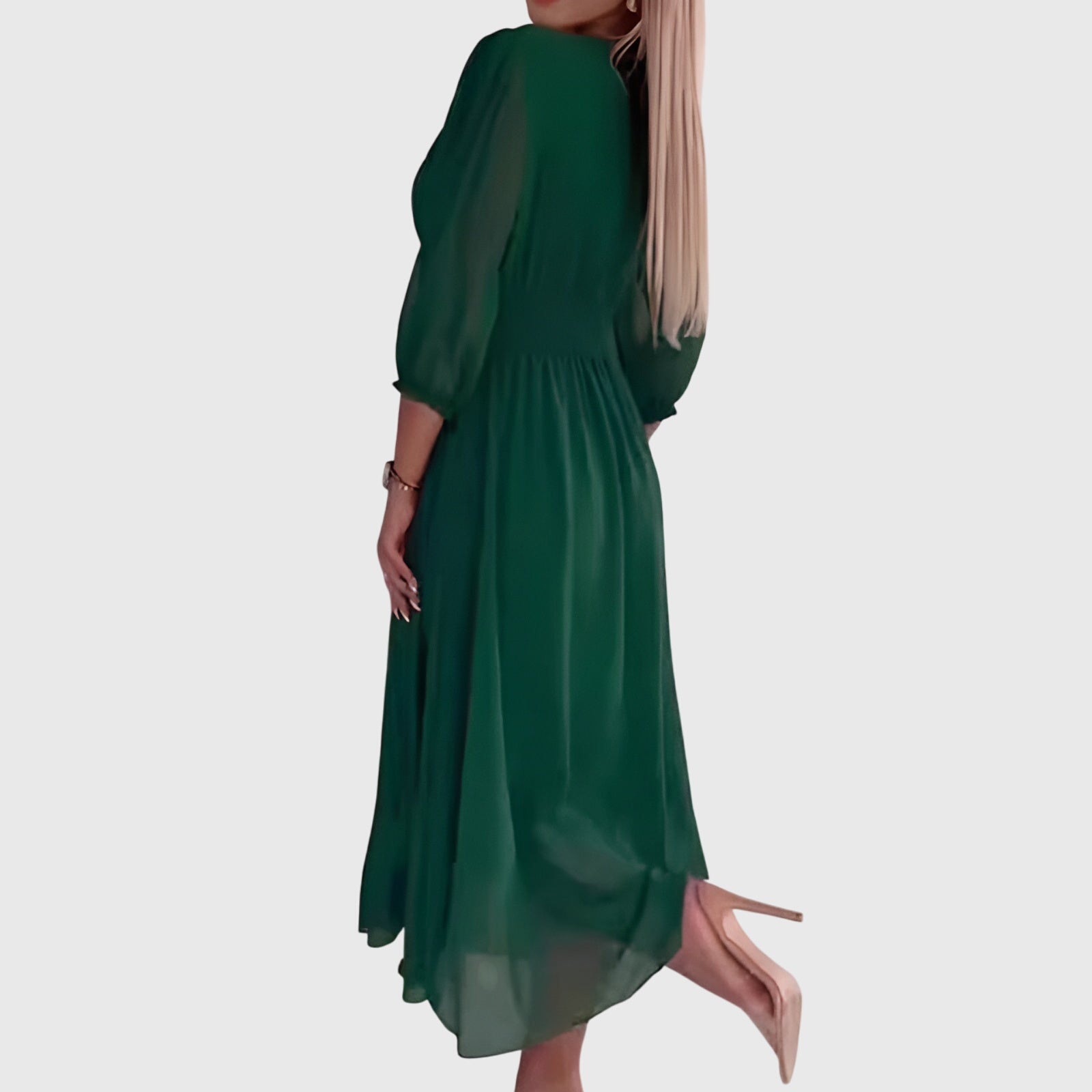 Victoria | Lightweight Silky Chiffon Dress