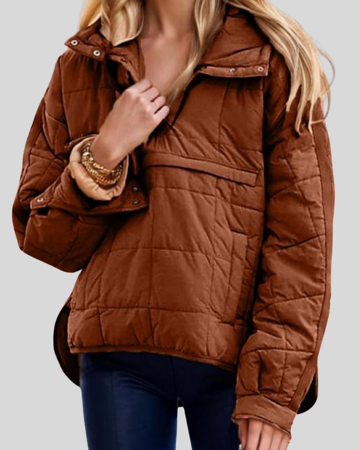 Victoria | Oversized Hooded Pullover Jacket