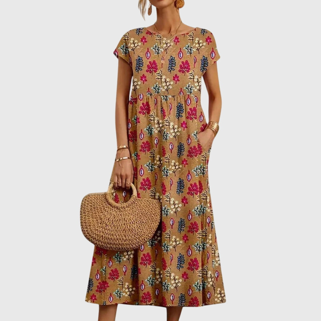 Victoria | Chic Floral Dress