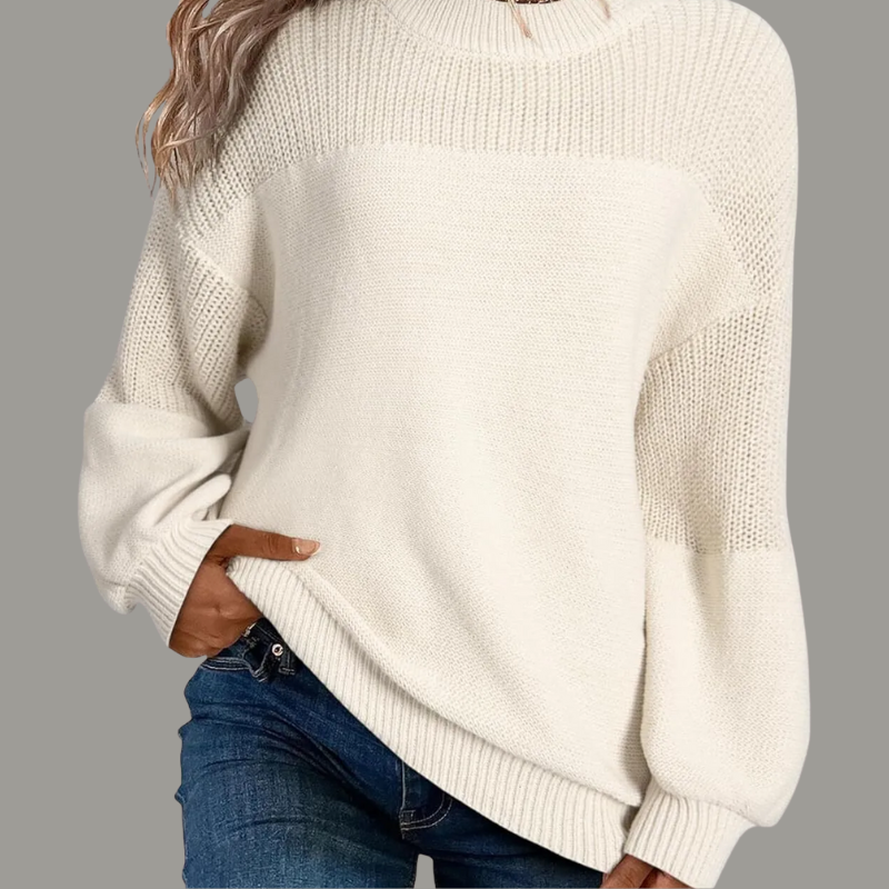 Victoria| loose-fitting knit sweater