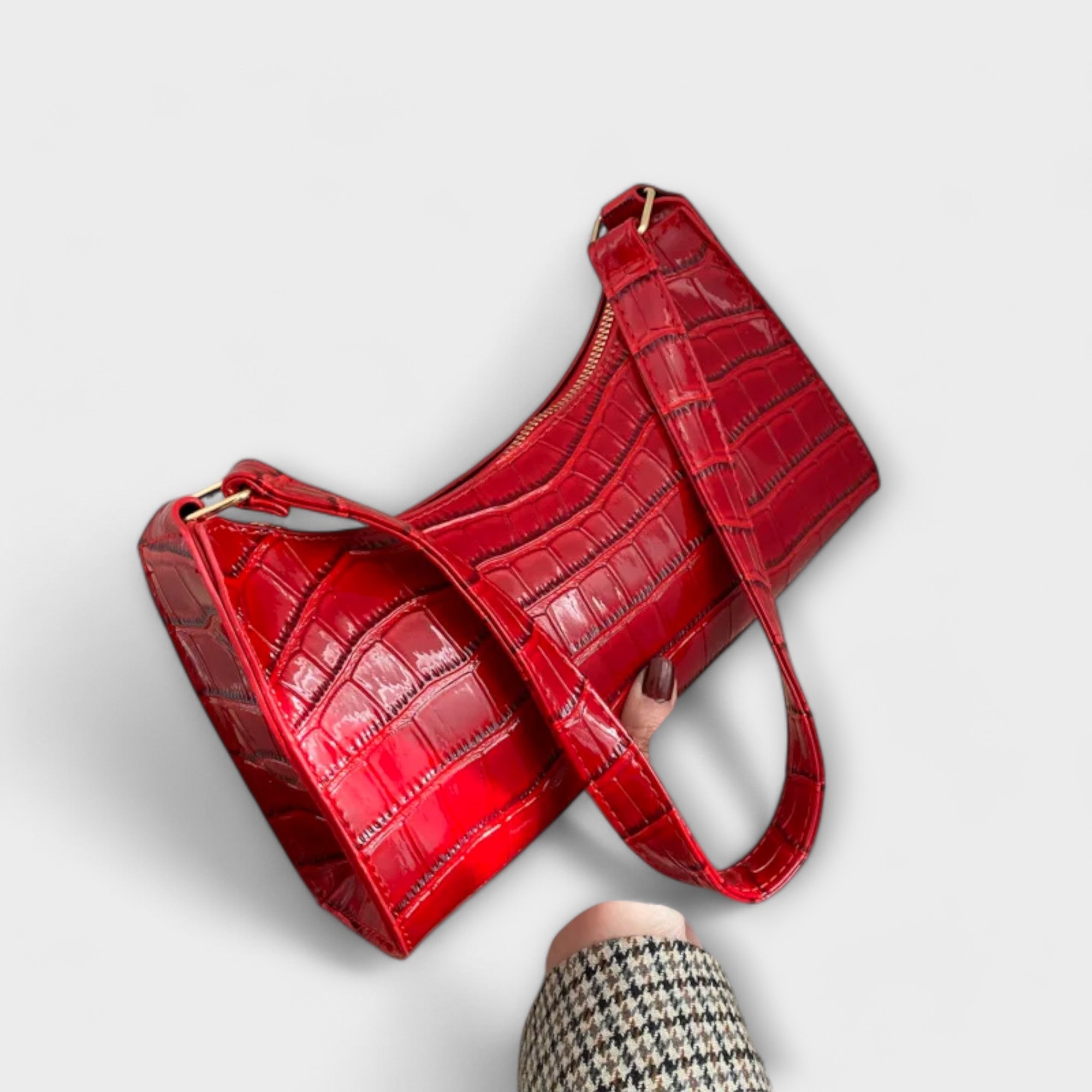 Victoria | Shiny Leather Bag