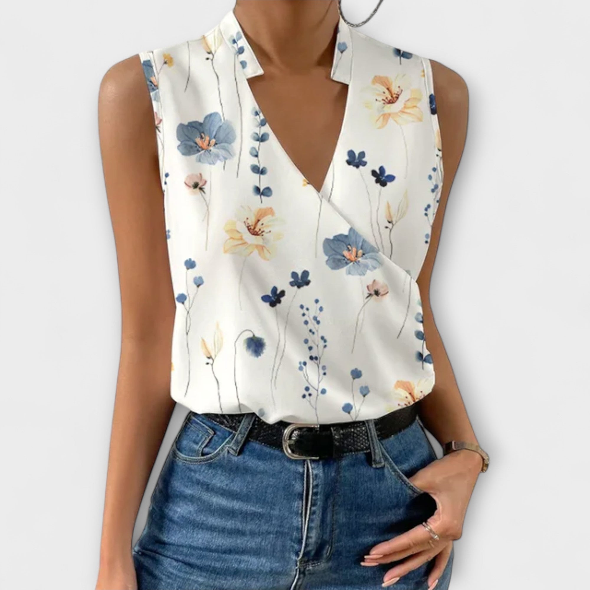 Victoria | Sophisticated V-neck Top