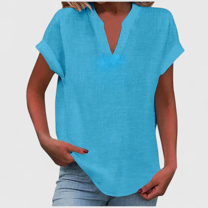 Victoria | Comfortable V-Neck Blouse