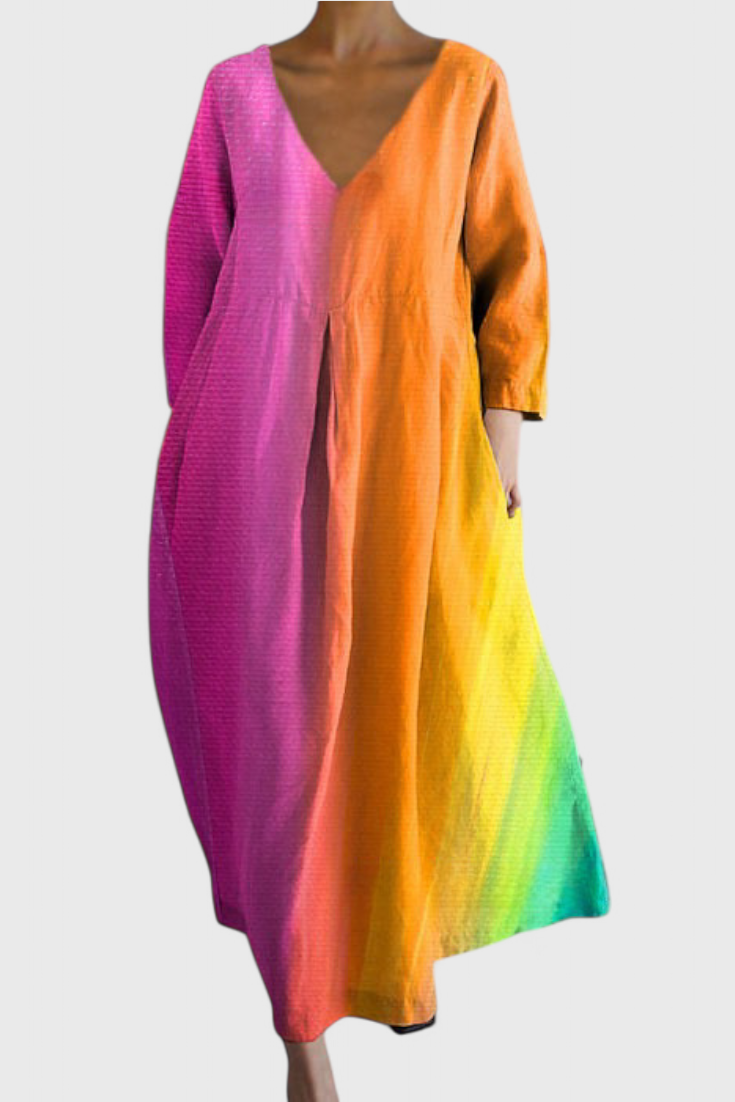 Victoria | Comfortable V-neck Dress