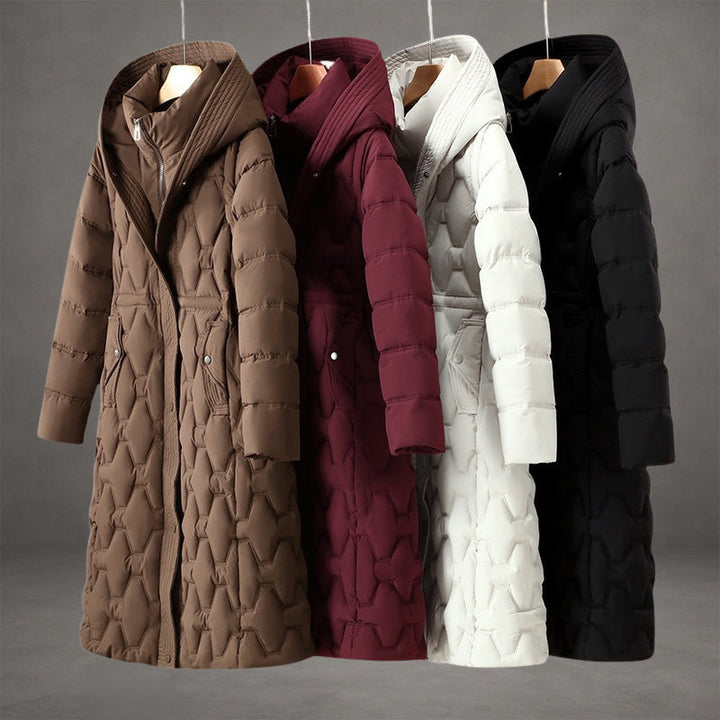 Victoria Rosemont Longline Hooded Down Coat |