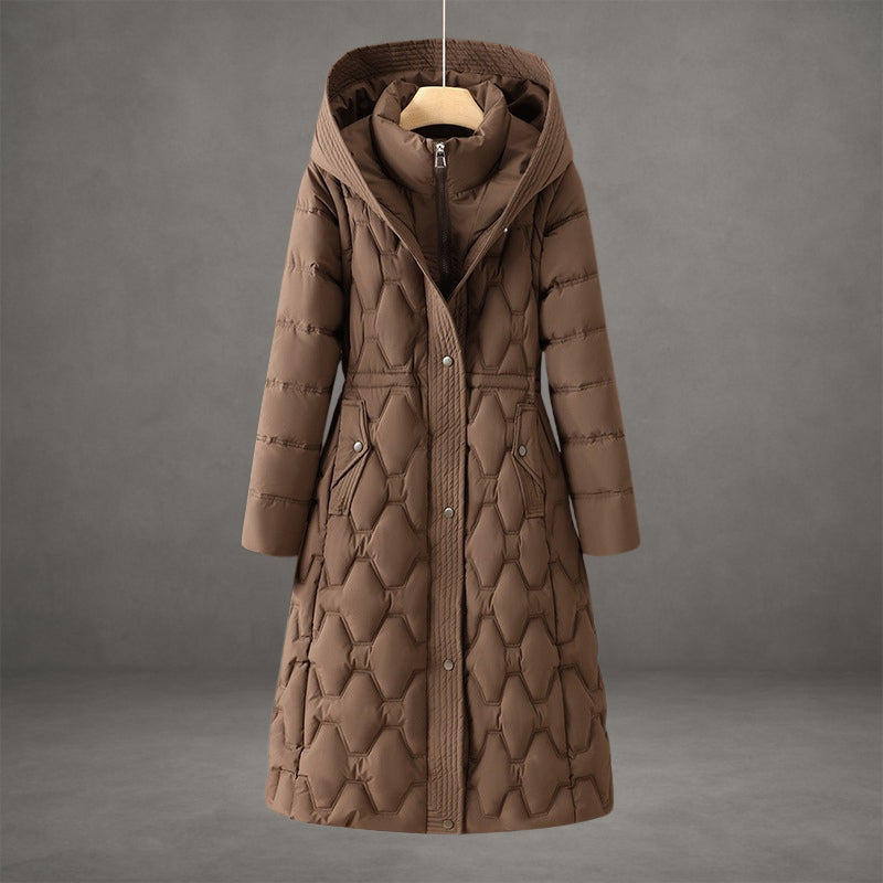 Victoria Rosemont Longline Hooded Down Coat |