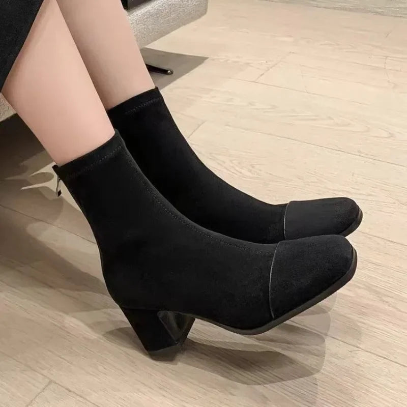Victoria | Elegant Mid-Heel Boots
