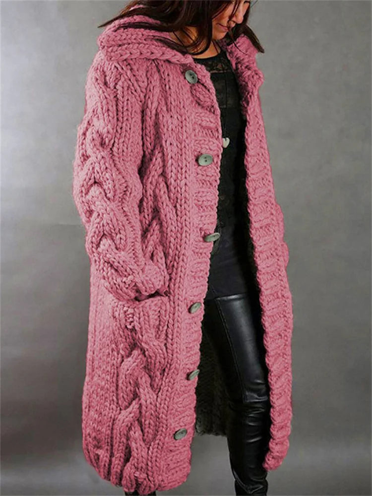 Victoria | Chunky Knit Long Cardigan