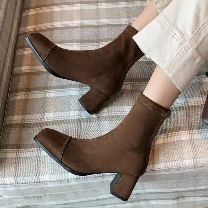Victoria | Elegant Mid-Heel Boots