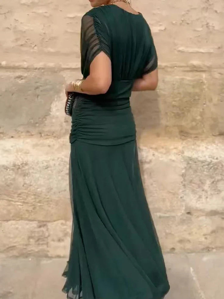 Victoria | Elegant Dress With V-Neckline