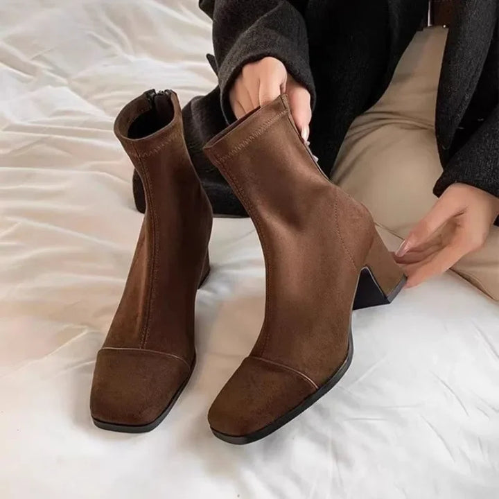 Victoria | Elegant Mid-Heel Boots