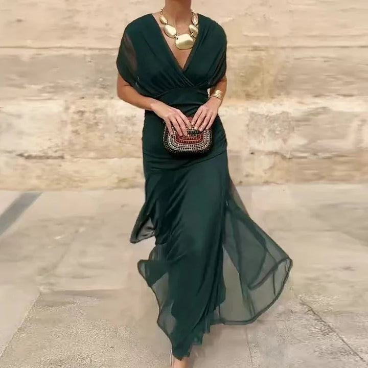 Victoria | Elegant Dress With V-Neckline