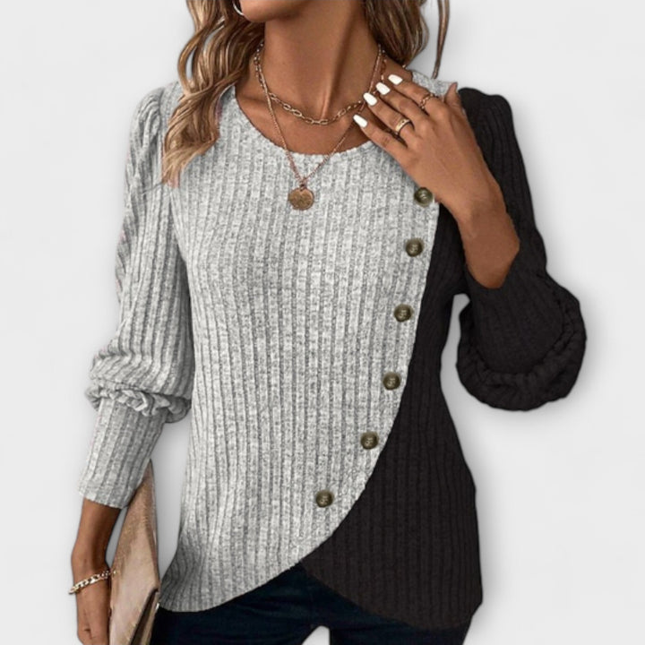 Victoria | Elegant Knitted Blouse