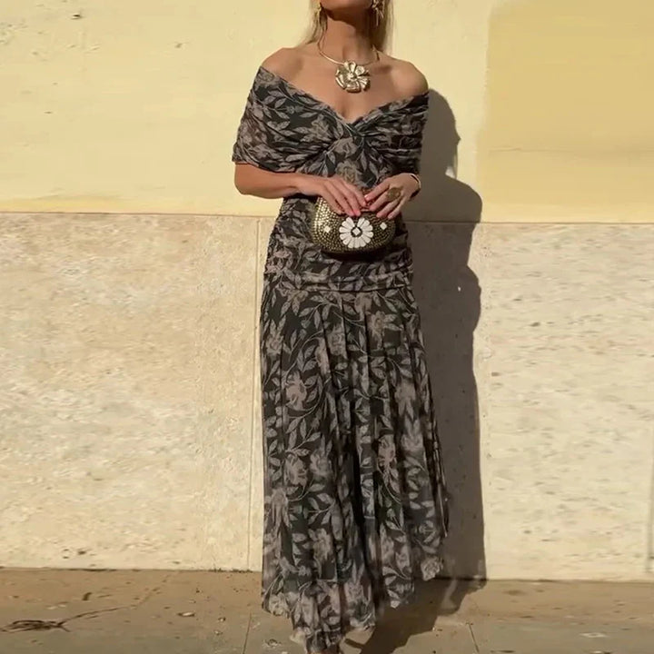 Victoria | Elegant Dress With V-Neckline