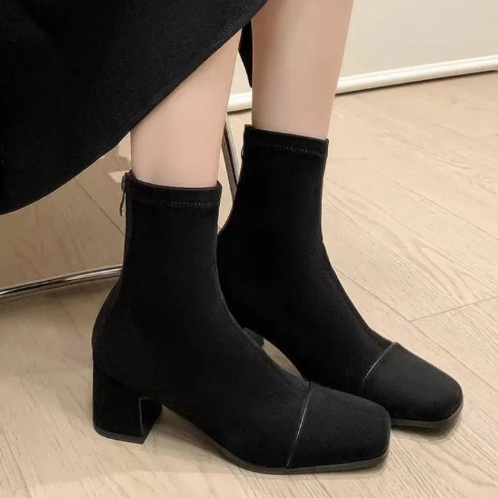Victoria | Elegant Mid-Heel Boots