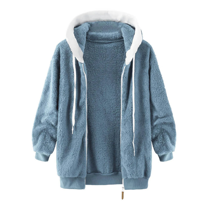Victoria | Cozy Zip Hooded Jacket