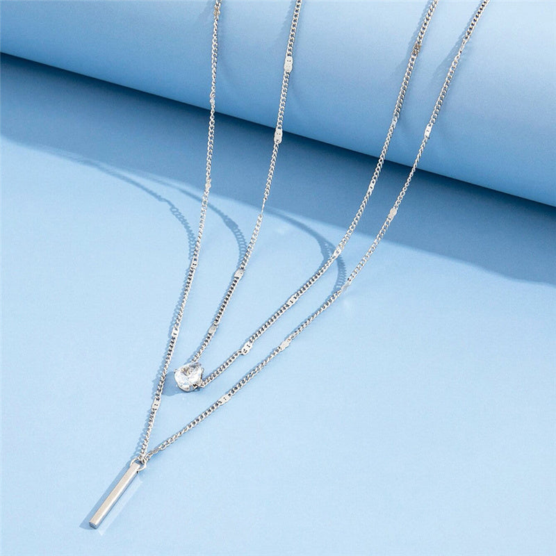 Victoria | Vintage Necklace Set with Gold Pendant