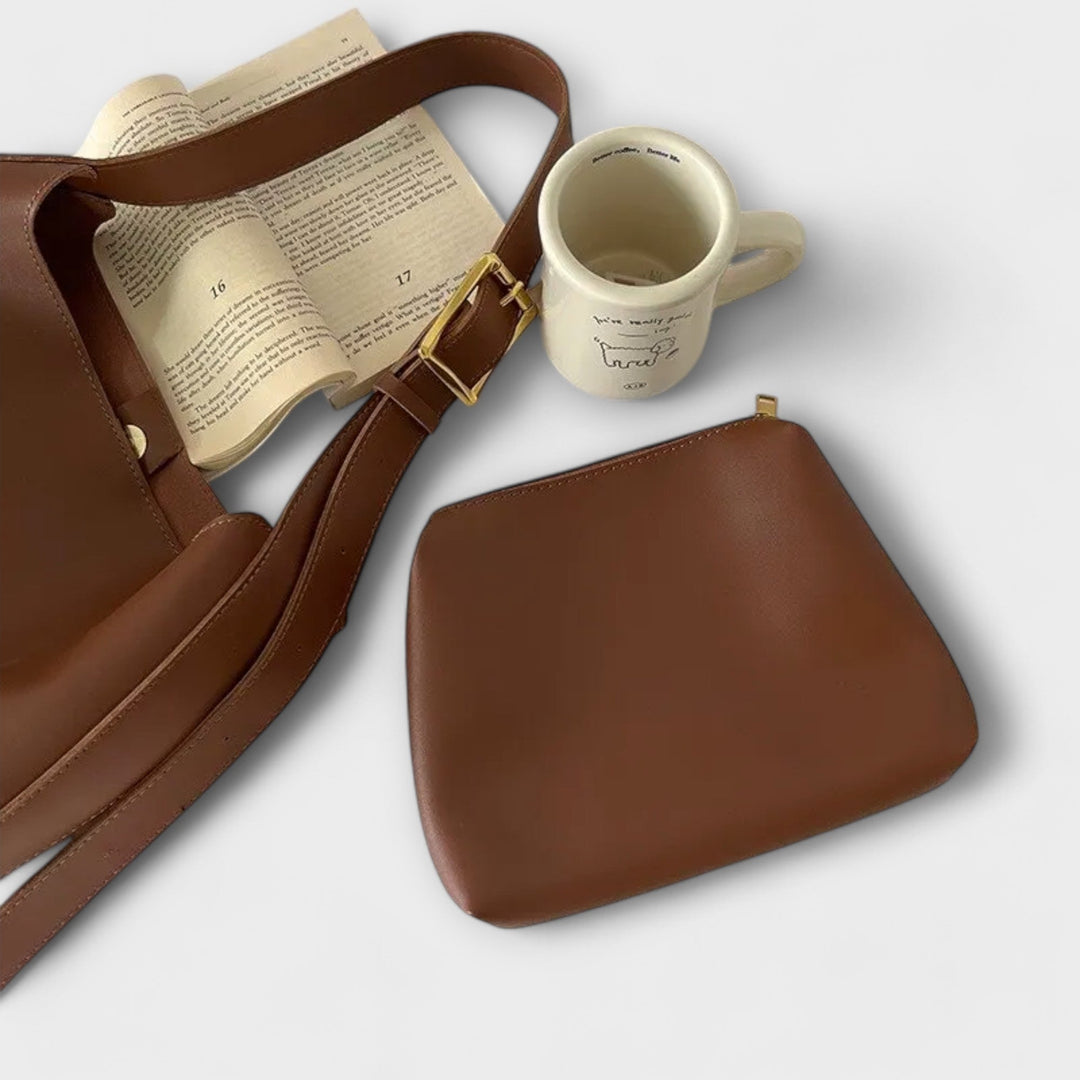 Victoria | Elegant Leather Shoulder Bag