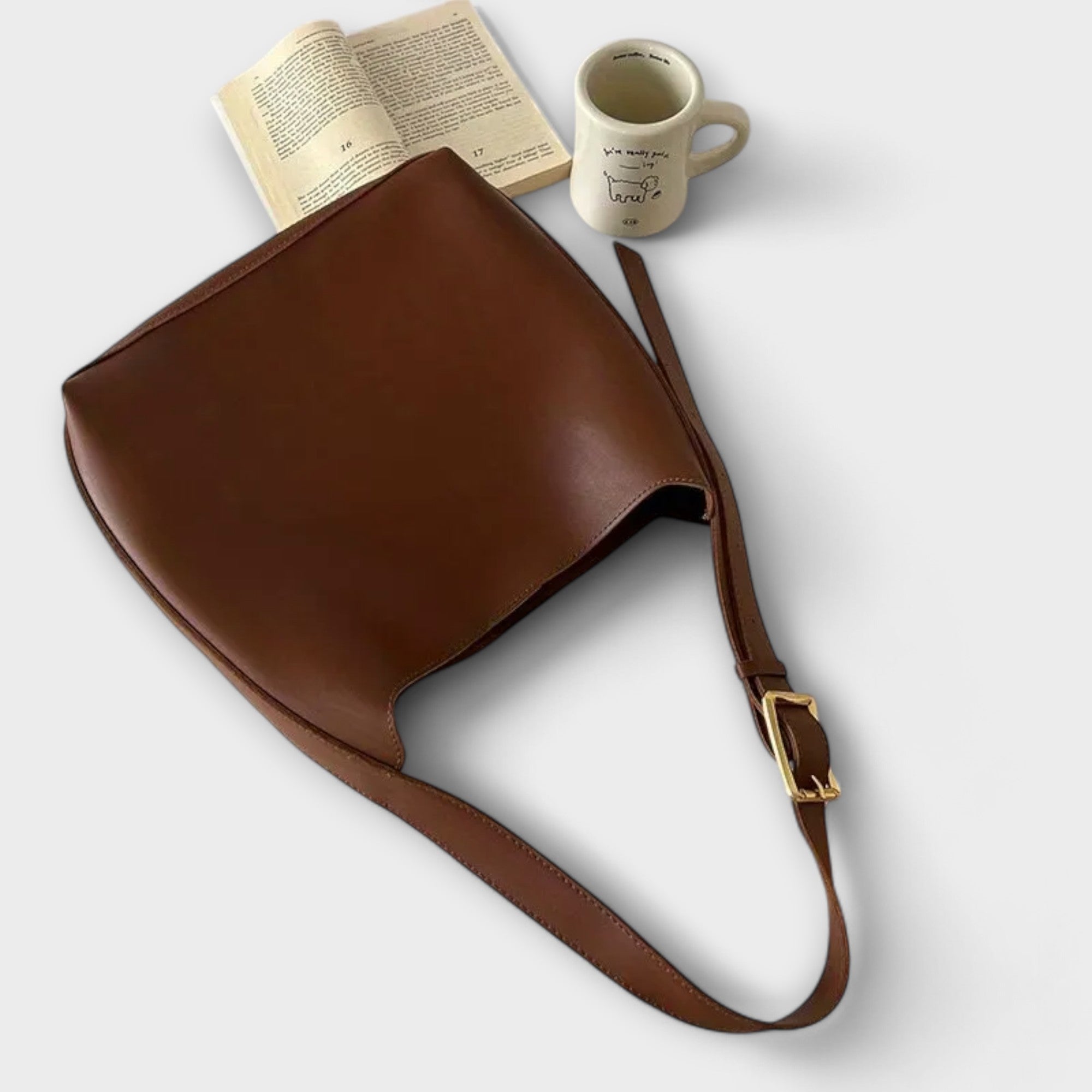 Victoria | Elegant Leather Shoulder Bag