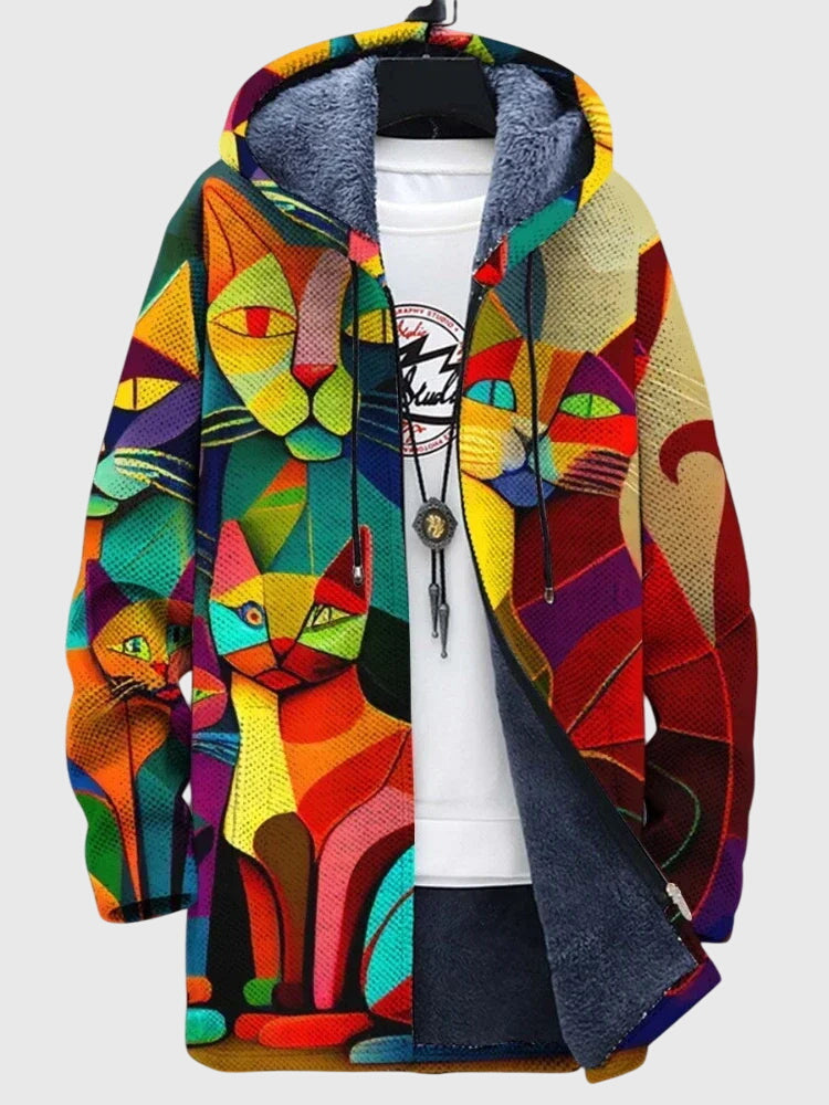 Victoria | Jacket with artistic print