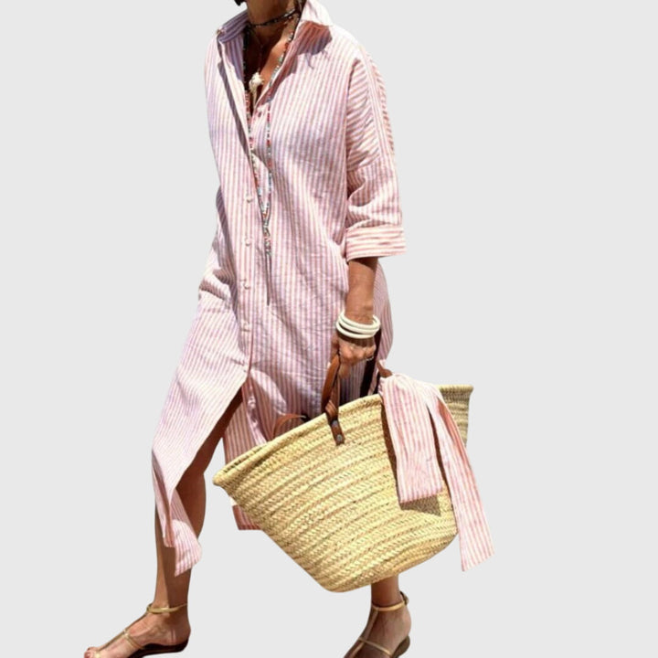 Victoria | Classic Striped Dress