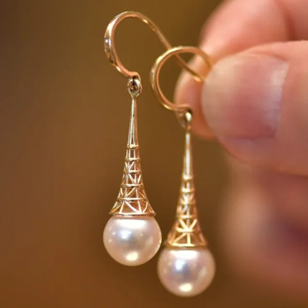 Victoria Vintage Pearl Earrings |