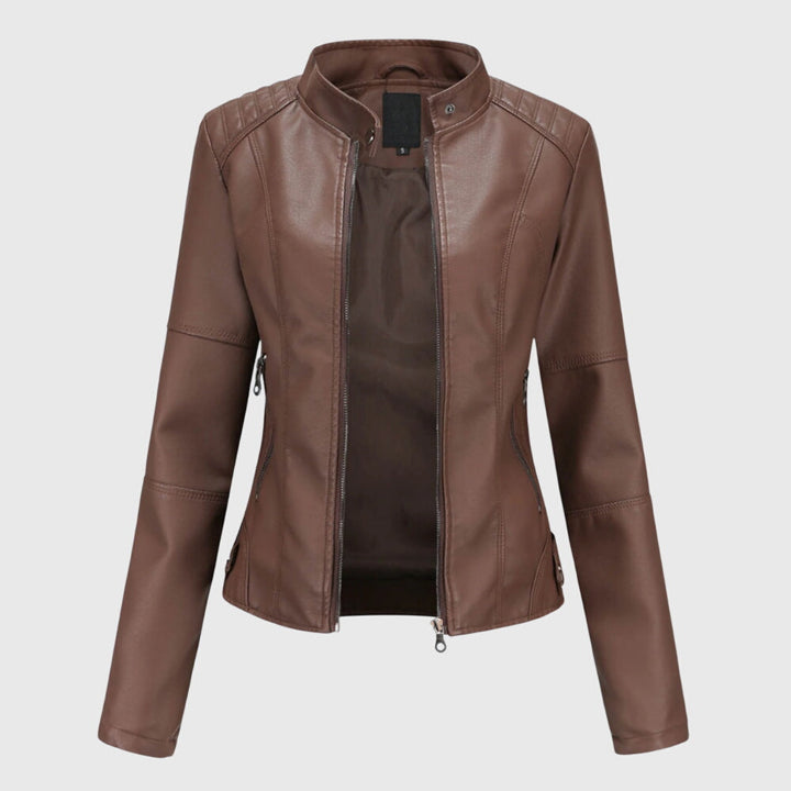Victoria | Stylish Leather Jacket for Women
