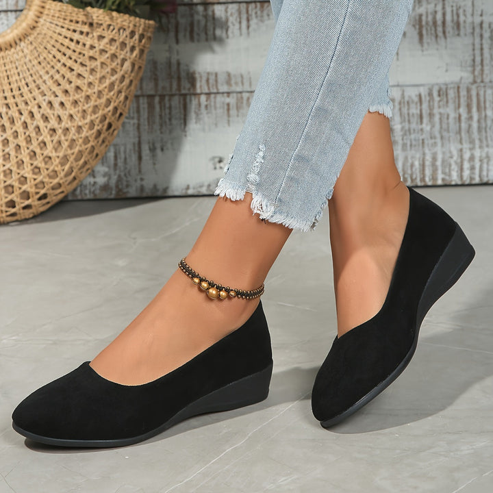Victoria | Comfortable Ballerinas with Wedge Heel