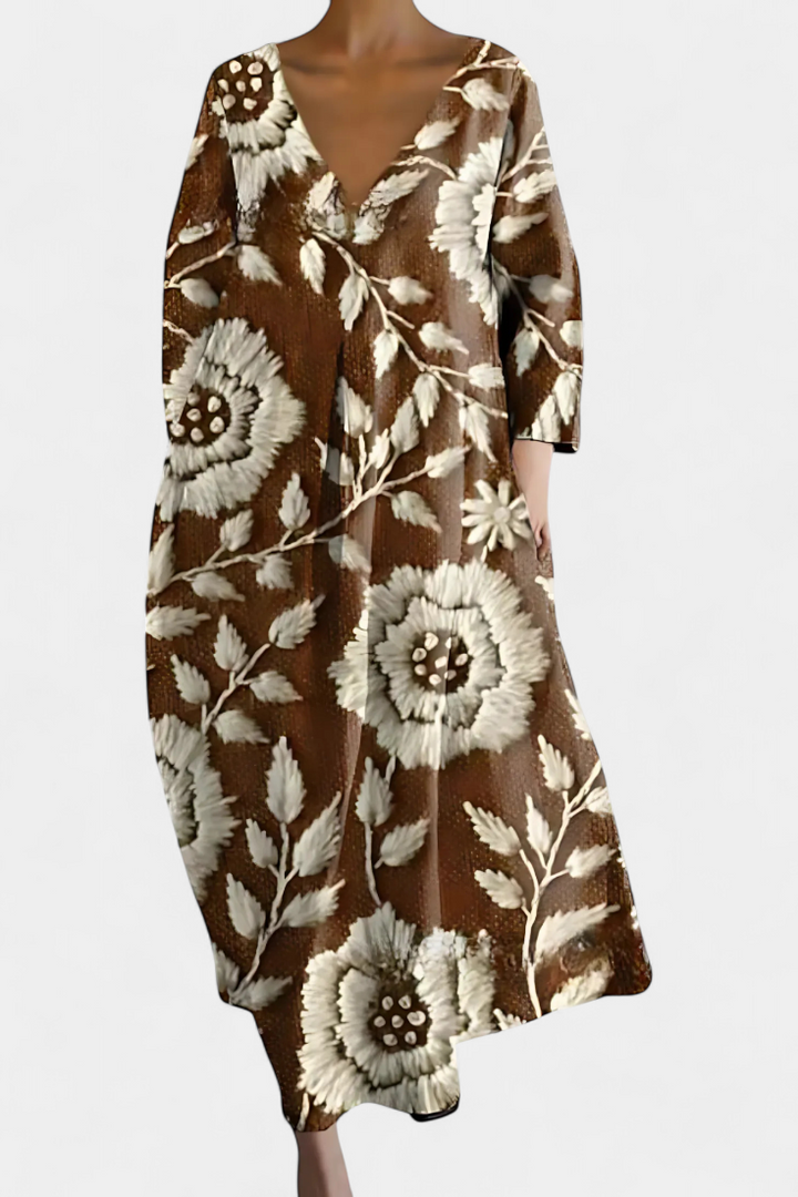 Victoria | Comfortable V-neck Dress