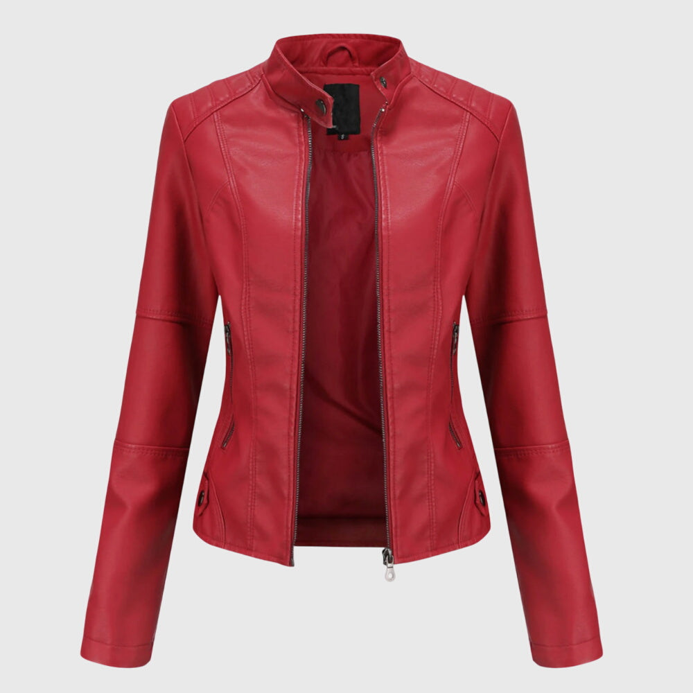 Victoria | Stylish Leather Jacket for Women