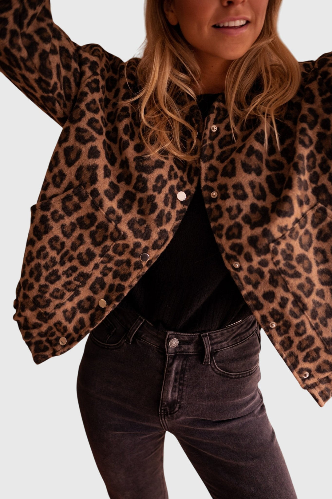 Victoria | Stylish Leopard Print Jacket