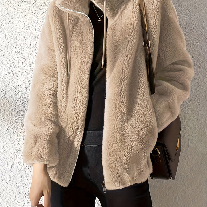 Victoria | Soft Plush Zip Jacket