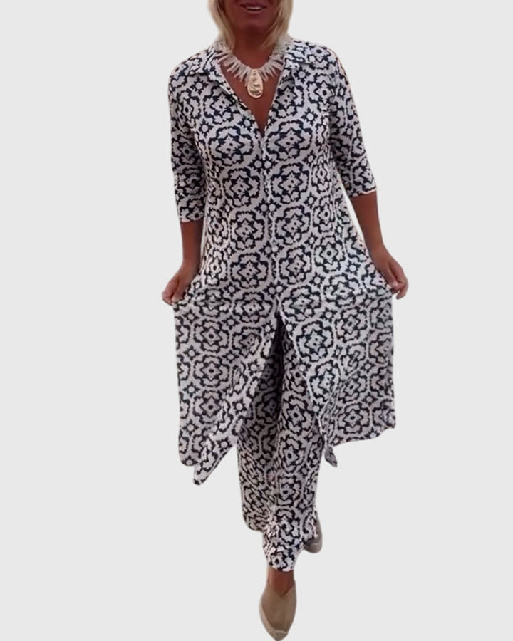 Victoria | Ensemble deux pièces vintage élégant