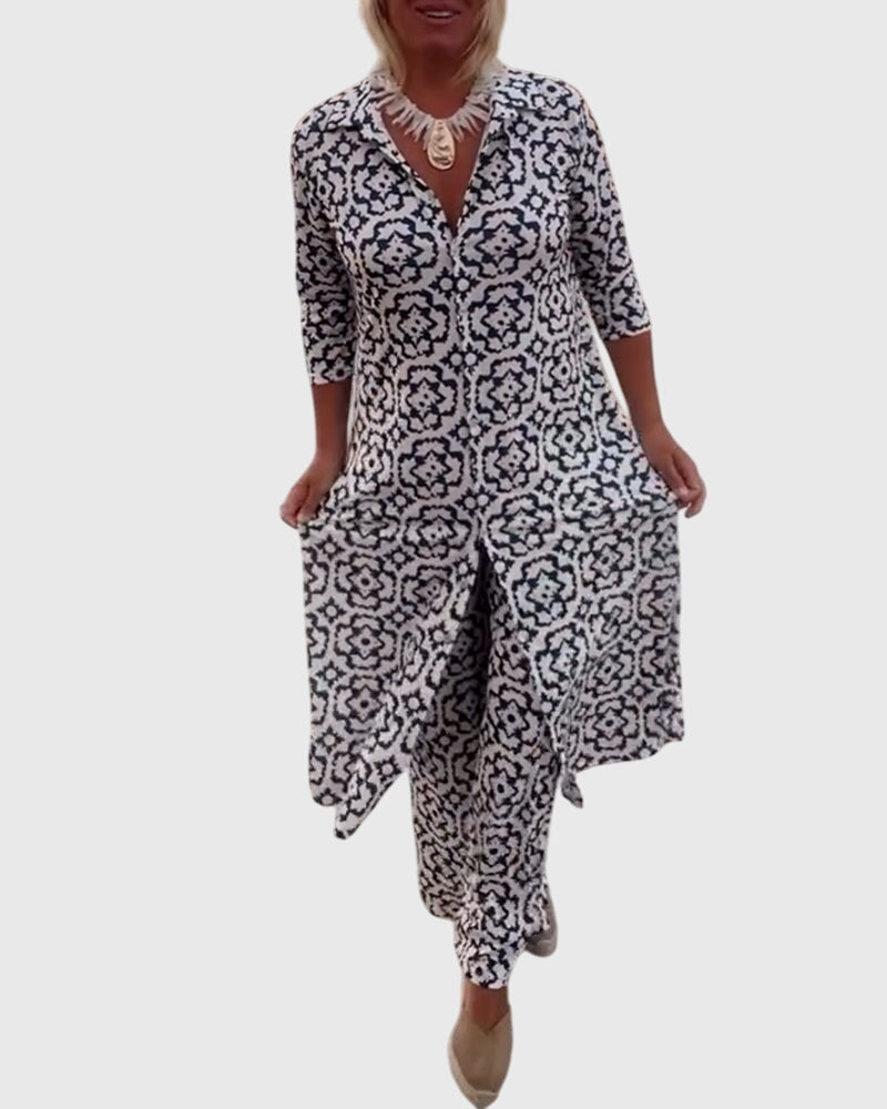 Victoria | Elegant Vintage Two-Piece Set