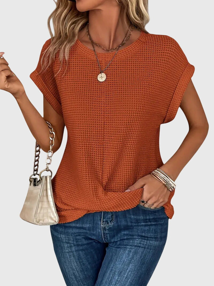 Victoria | Elegant Blouse with Crew Neck