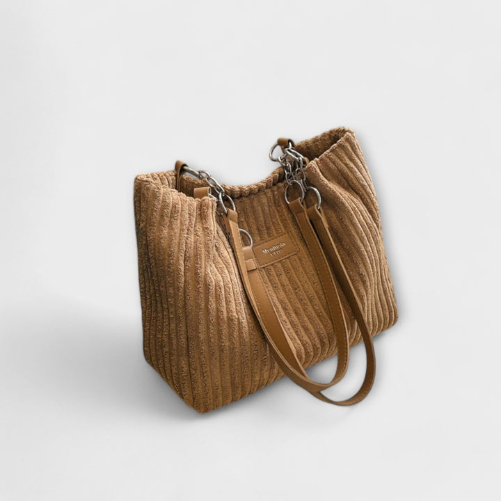 Victoria | Soft Cord Shoulder Bag