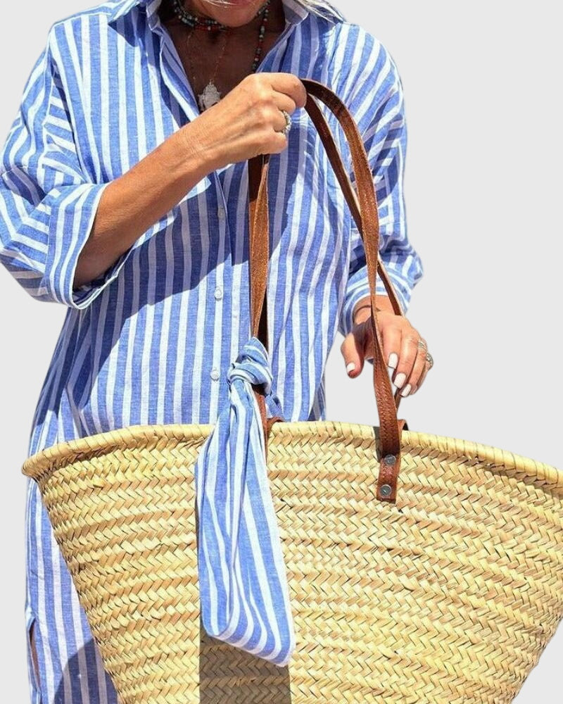 Victoria | Classic Striped Dress