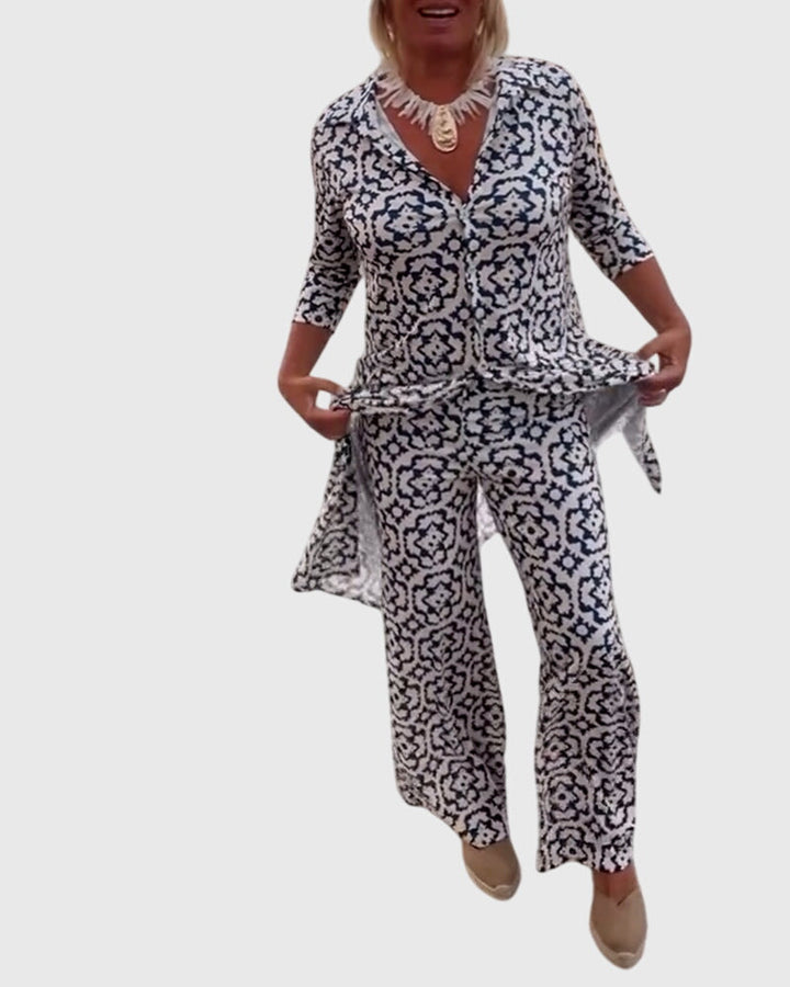 Victoria | Ensemble deux pièces vintage élégant